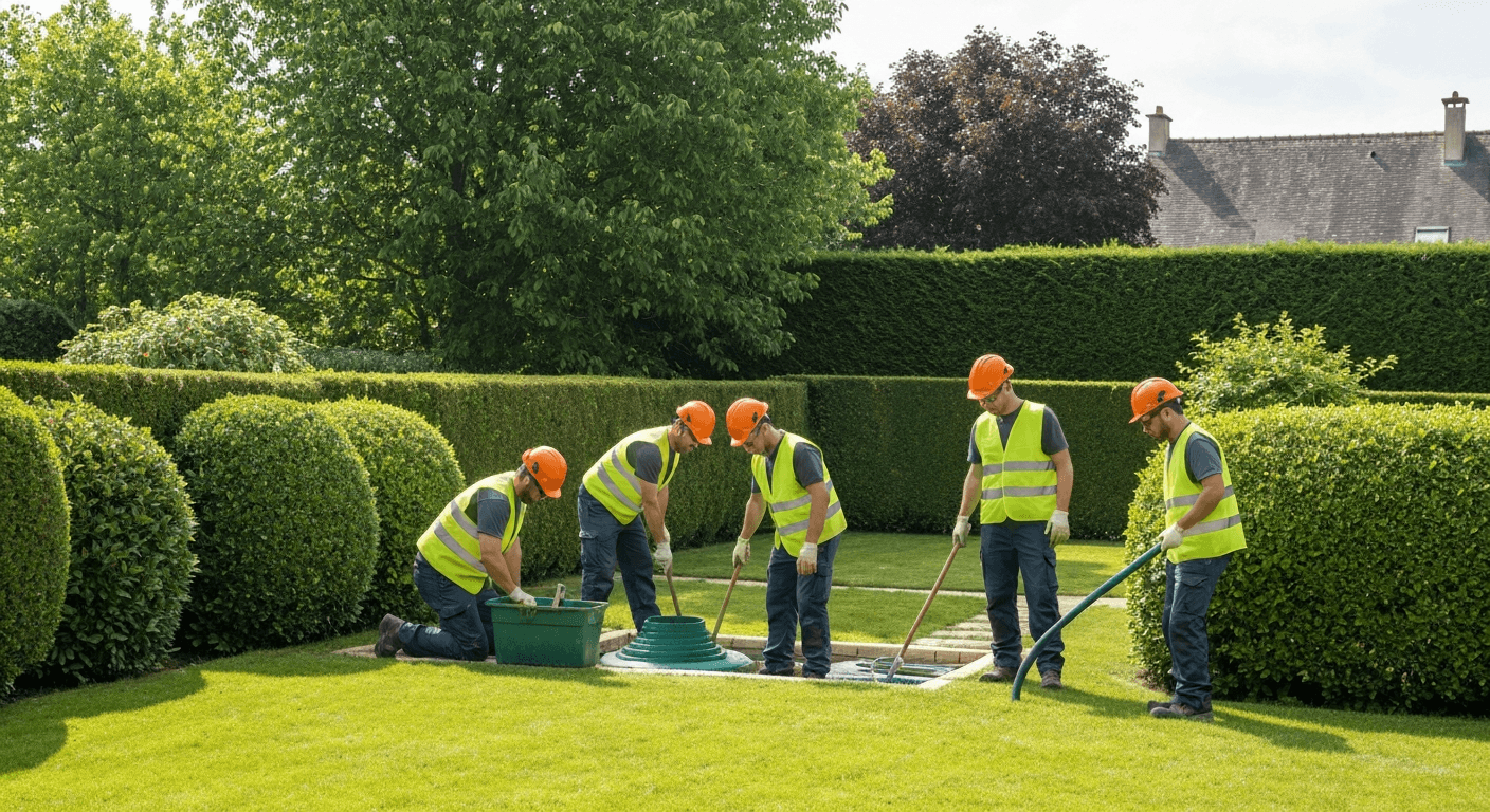 Fosse septique bouchee : causes et solutions - AER Assainissement Fosse Septique en Ile-de-France