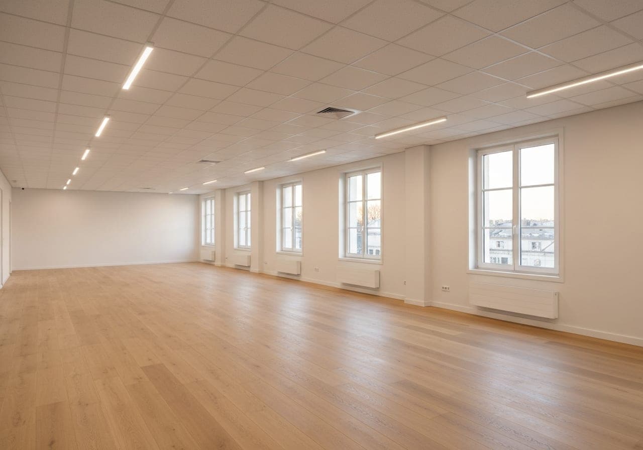 Après — Plateau commercial remis à nu